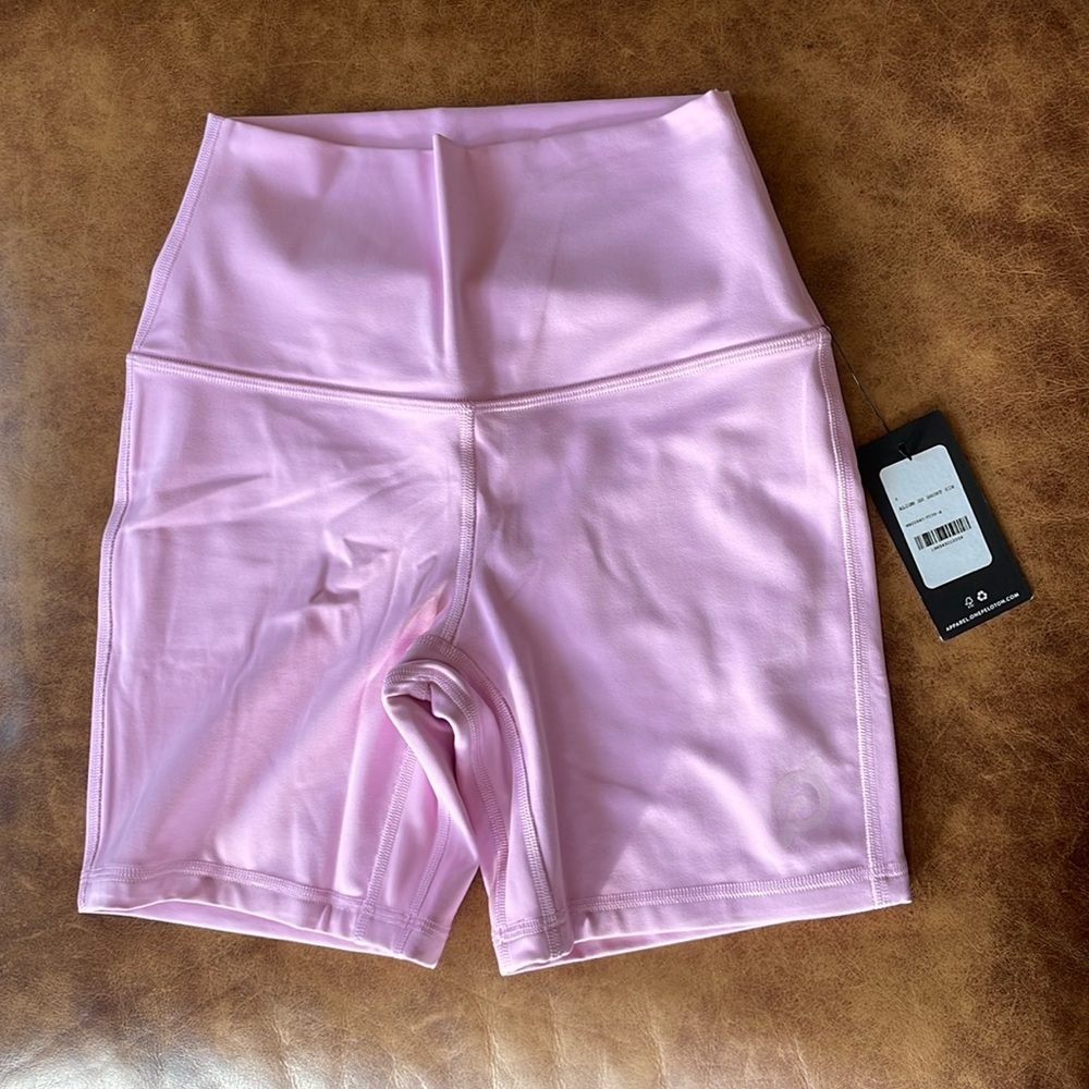 NWT Lululemon x Peloton Align High-Rise Short 6" Sz 4 Vitapink Baby Pastel Pink